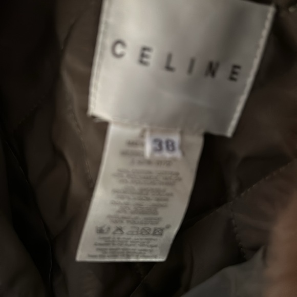 Celine Bomber Jacket mink collar Vintage coat - Picture 5 of 8